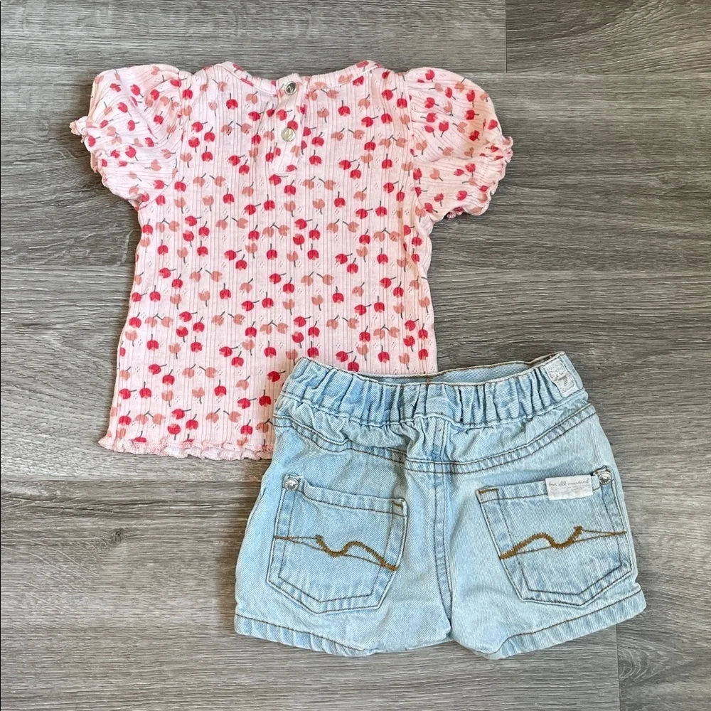 7 For All Mankind baby girls matching set